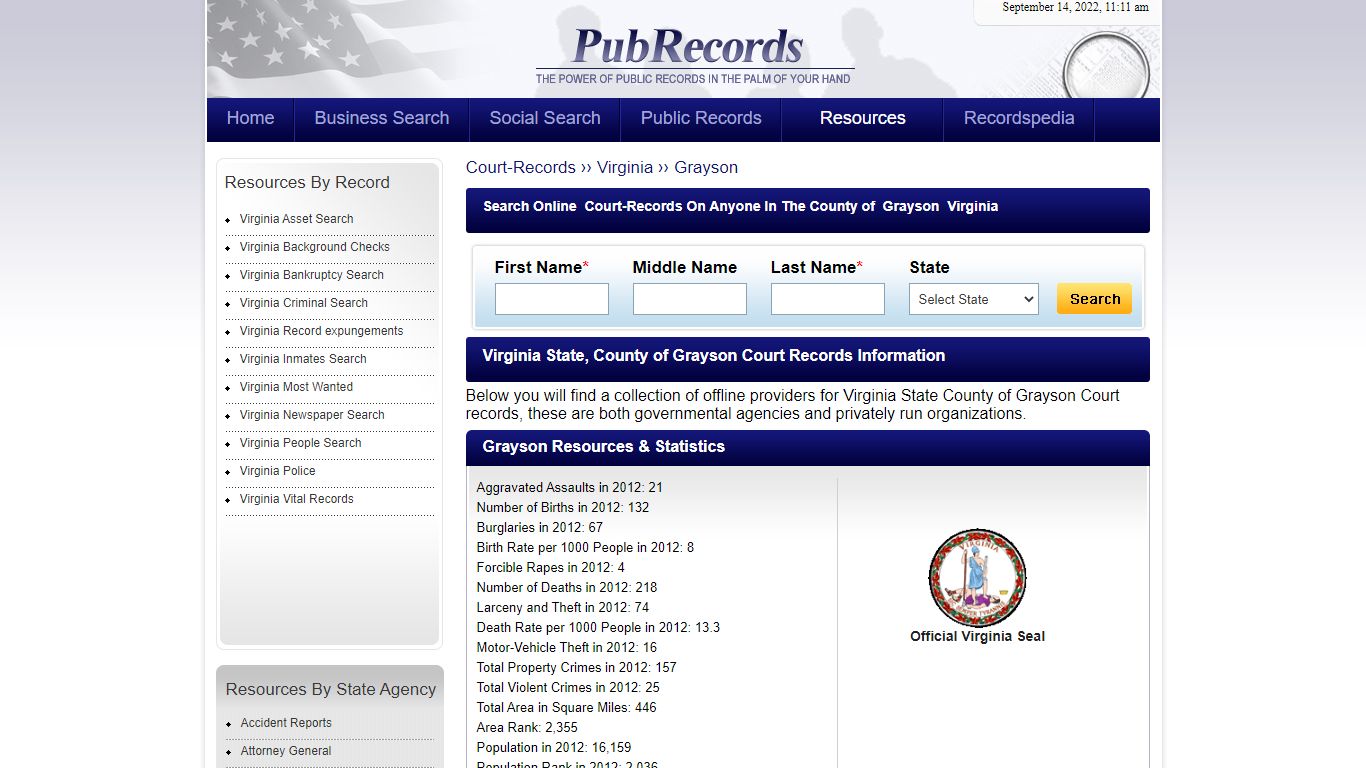 Grayson County, Virginia Court Records